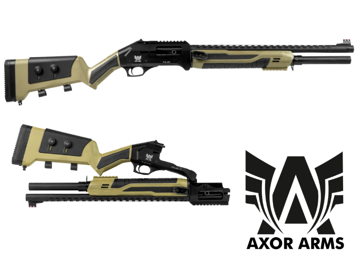 Axor Arms FS-PRO + Çöl Siyah Kırma Katlanabilir Otomatik Av Tüfeği