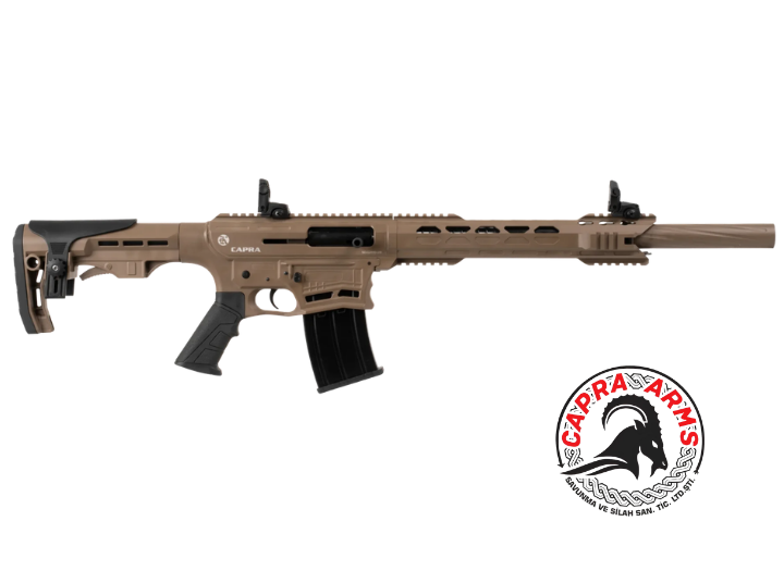 Capra KM12 FDE ÇÖL Şarjörlü Otomatik Av Tüfeği