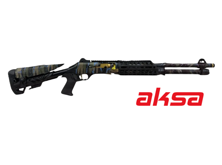 Aksa Crossfire S4 Extreme Pro Camo 3 Mavi Otomatik Av Tüfeği