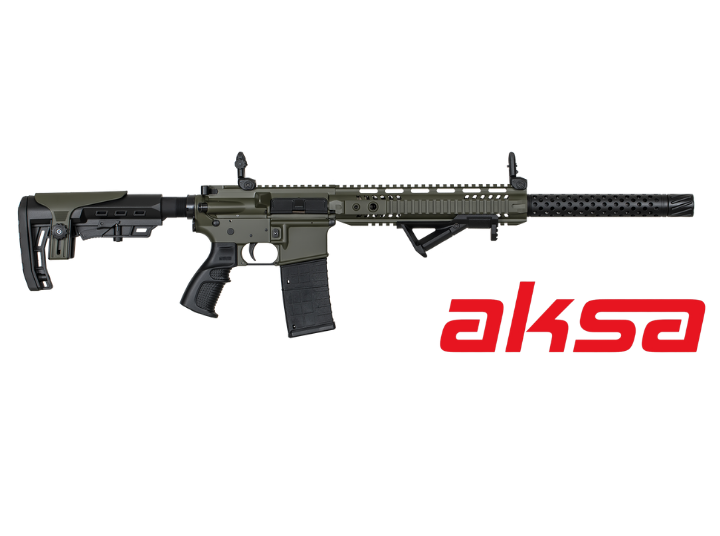 Aksa Crossfire T-1408 Haki Siyah 36 Kalibre Şarjörlü Otomatik Av Tüfeği