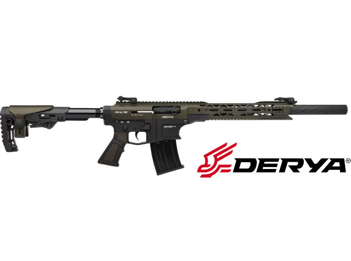 Derya MK-12 AS-103S Yeşil Siyah Şarjörlü Av Tüfeği