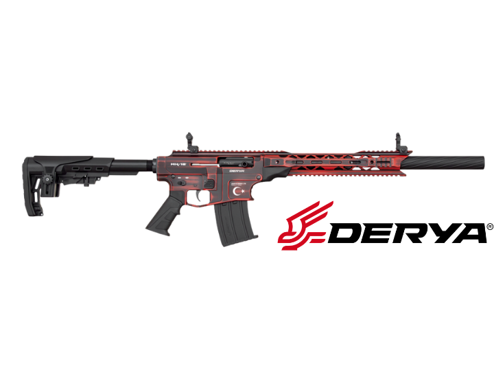 Derya MK-12 AS-104SE Kırmızı Eskitme Şarjörlü Av Tüfeği