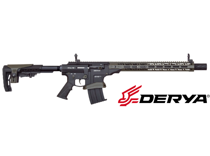 Derya MK-12 AS-103GP Haki Siyah M-Lock Şarjörlü Av Tüfeği