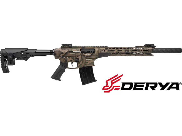 Derya MK-12 AS-154K Kamuflaj Şarjörlü Av Tüfeği